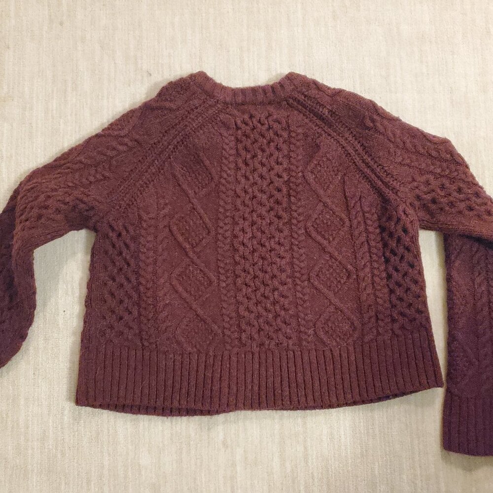 Pendleton Cropped Cable Sweater - Picture 7 of 7